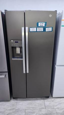 NEW REFRIGERATOR SIDE BY SIDE REFRIGERADOR NUEVO CON GARANTIA $499 AND UP 1