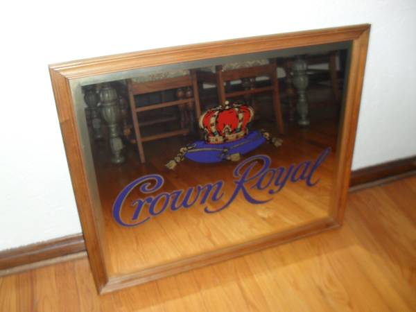 Liquor Bar Mirror - Crown Royal 1