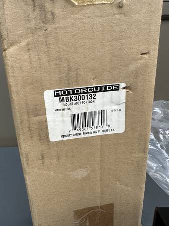 New Mercury Motorguide MBK300132 Trolling Motor Mount Assembly - $80 (Mill Creek)63470982376707122