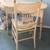 Antique Vanity Wood Bean-Shaped 1960's w/Victorian Chair 3 thumbnail