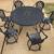 Outdoor Patio Furniture Counter Height ALL SWIVEL 6 Seat Dining Set, Patio Set 18 thumbnail
