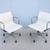 Herman Miller Eames Aluminum Group Management Chair in White Leather 7 thumbnail