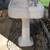Antique/Vintage Standard Pedestal Sink-w/Original Faucet-1920's 4 thumbnail