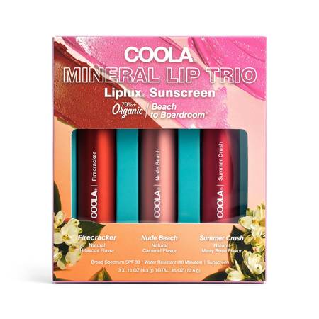 NEW COOLA Organic Tinted Lip Balm & Mineral Sunscreen with SPF 30 1