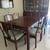 Heavy Rosewood Dining Table, 6 Chairs and Nice Cabinet 6 thumbnail