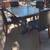 Starter - Trestle Farm Solid Wood Table with 4 Leather like Chairs 1 thumbnail