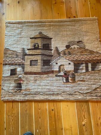 Peruvian alpaca wool hand tapestry 1