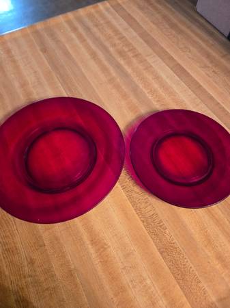 Ruby Red plates 1