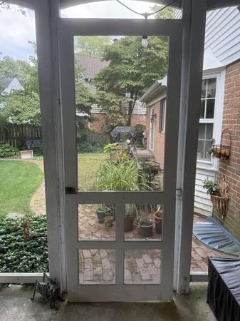 old screen porch door 1
