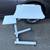 Rolling Height Adjustable Compact Two Tier Laptop Table 2 thumbnail
