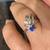 Natural Diamonds and Natural Sapphire 14K Gold White Gold Ring (Size 6 17 thumbnail