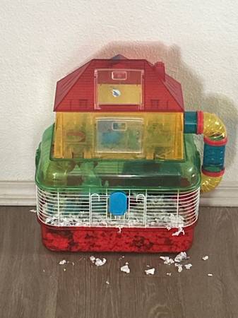 Hamster cage with mouse (Littleton)63679640257283120