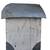 Vintage Wooden Crate & Barrel Birdhouse with metal accents 2 thumbnail