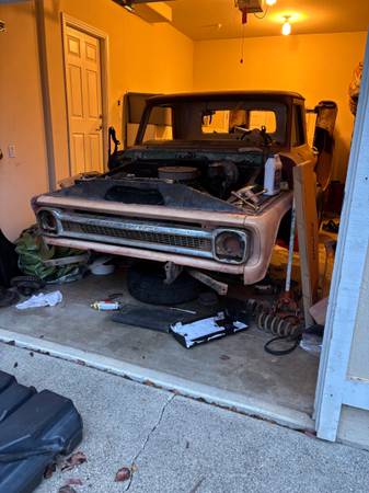 1964 Chevy Stepside Shortbed pickup project 1