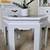 Hexagon Glass Top Side Table – Grey View Finish – 20x25 6 thumbnail