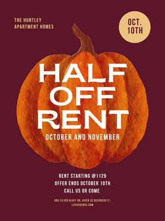 🏡 The Huntley East Apartment Homes – HALF OFF RENT! 1