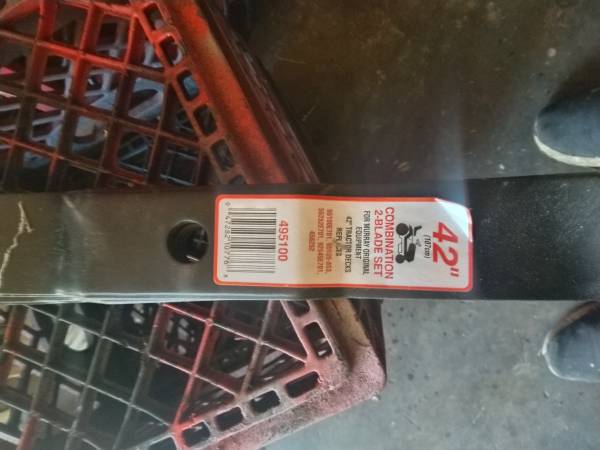 42 ln. Set Murray Blades new called noly.      Tractor  b         T 1