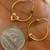Brand New 14K Yellow Gold Hoop Earrings  with beautiful & Cute Design 1 thumbnail