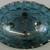 1950S INDIAN FRUIT GLASS OVAL IRIDESCENT BLUE FRUIT FOOTED CENTERPIECE 2 thumbnail