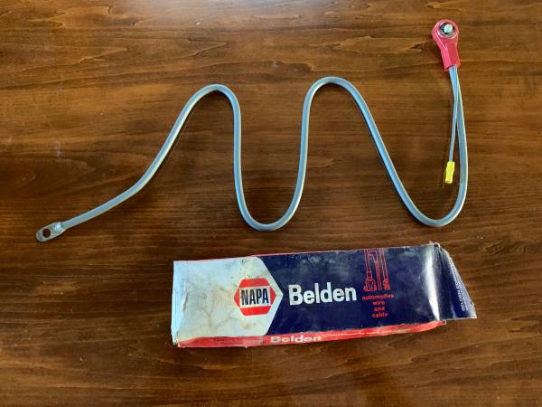 NOS Belden 4 ft. battery cable 1