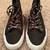 DC Women's Manual Hi TXSE Skate Shoes Hi Top Black Leopard Accents Sz7 9 thumbnail