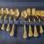Supreme Cutlery Towel Silverware Flatware Gold in Box 2 thumbnail