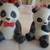 Vintage Avon Black/White Panda Bears 1 thumbnail