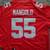 NEW WITHOUT TAGS NICK MANGOLD #55 OHIO STATE BUCKEYES RED JERSEY 2 thumbnail