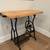 Wheeler & Wilson Sewing Treadle Base w/Butcher Block Top 1 thumbnail