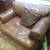 Large Leather Chair  Leather Pillow  Good Condition  Very Comfortable 2 thumbnail