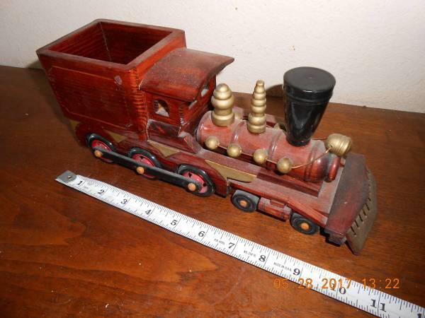 hand-made LOCOMOTIVE...11 inches long 1