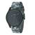 NEW! $175 HUGO BOSS Mens DARE Black 42mm Dial CAMO Leather Band Watch 2 thumbnail