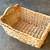 Wicker Wood-Handled Serving Tray / Basket - Rectangular Shaped 1 thumbnail