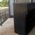 Black Large 1 Drawer Open Shelf Cabinet 8 thumbnail