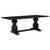 Parkins 86 inch Double Pedestals Dining Table Rustic Espresso 2 thumbnail