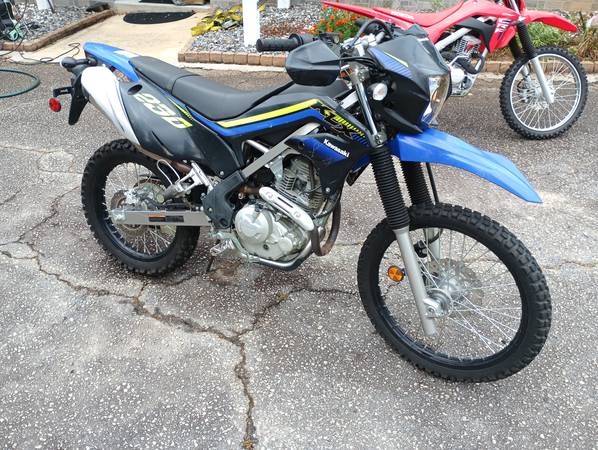 2022 Kawasaki KLX 230 SE Oriental Blue • 1