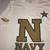 White NAVY Football Basketball Lacrosse Midshipman USNA Shirt Academy 1 thumbnail