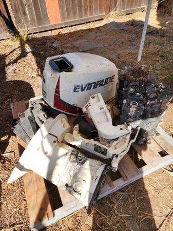 2018 evinrude etec 150 hp for parts 1