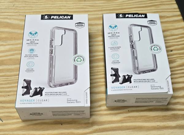 Pelican "Voyager" cases for S22 or S22+ 1