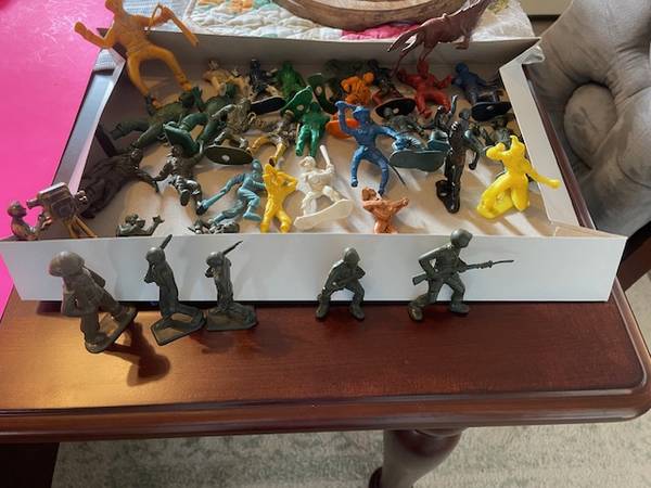 50s 60s  soldiers, cowboys etc. 1