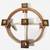 Artisan-Crafted Large Round Wooden Tabletop Candle Holder - 17" Diamet 3 thumbnail
