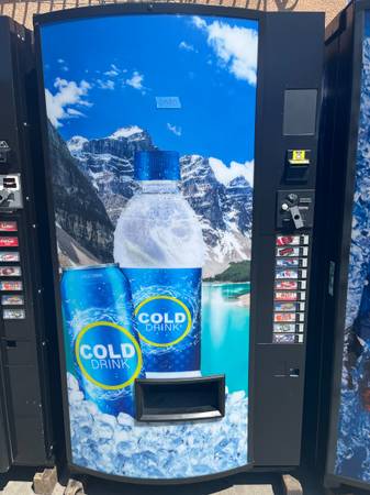 10 selection cold drink vending machine for cans and bottles 1