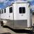 2003 Featherlite 3 horse trailer bumper pull folding rear tack dressin 2 thumbnail