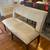 Elegant Beige Upholstered Bench 2 thumbnail