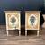 Pair of Italian Neoclassical Style Hand Painted Night Stands Cabinets, 5 thumbnail