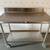 Stainless Steel Worktable with Backsplash and Bottom Shelf - 48 x 30" 2 thumbnail