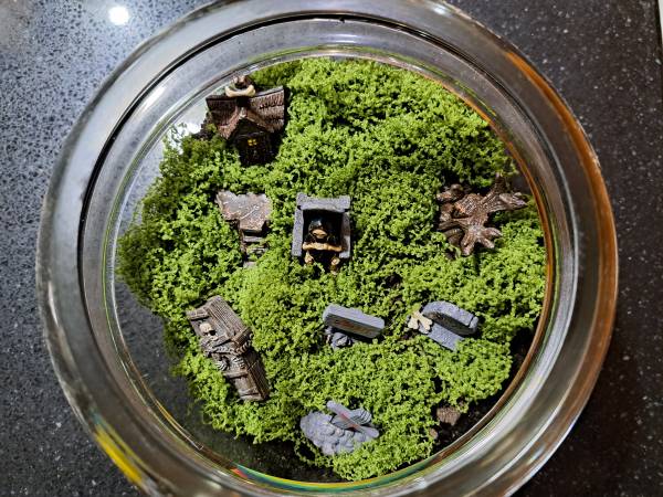 Graveyard  Terrarium Bowl Decoration 1