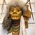 Handmade Native American style wall art with antlers 2 thumbnail
