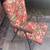 1 Padded Folding Chair 2 Ft W, Tropical Flower Design 4 thumbnail
