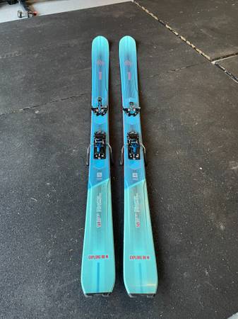Women's Salomon MTN Explore 88 Touring Skis with Bindings +